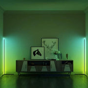 Remote Control LED Light Corner Lamp ABS 20 Watt Multicolour 132cm