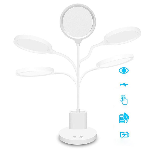Lamp Rechargeable Plug-in Bedroom Bedside Lamp